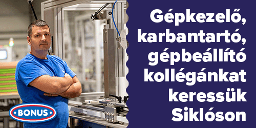 BONUS Kft. - Könnyűipari gépkezelő és karbantartó